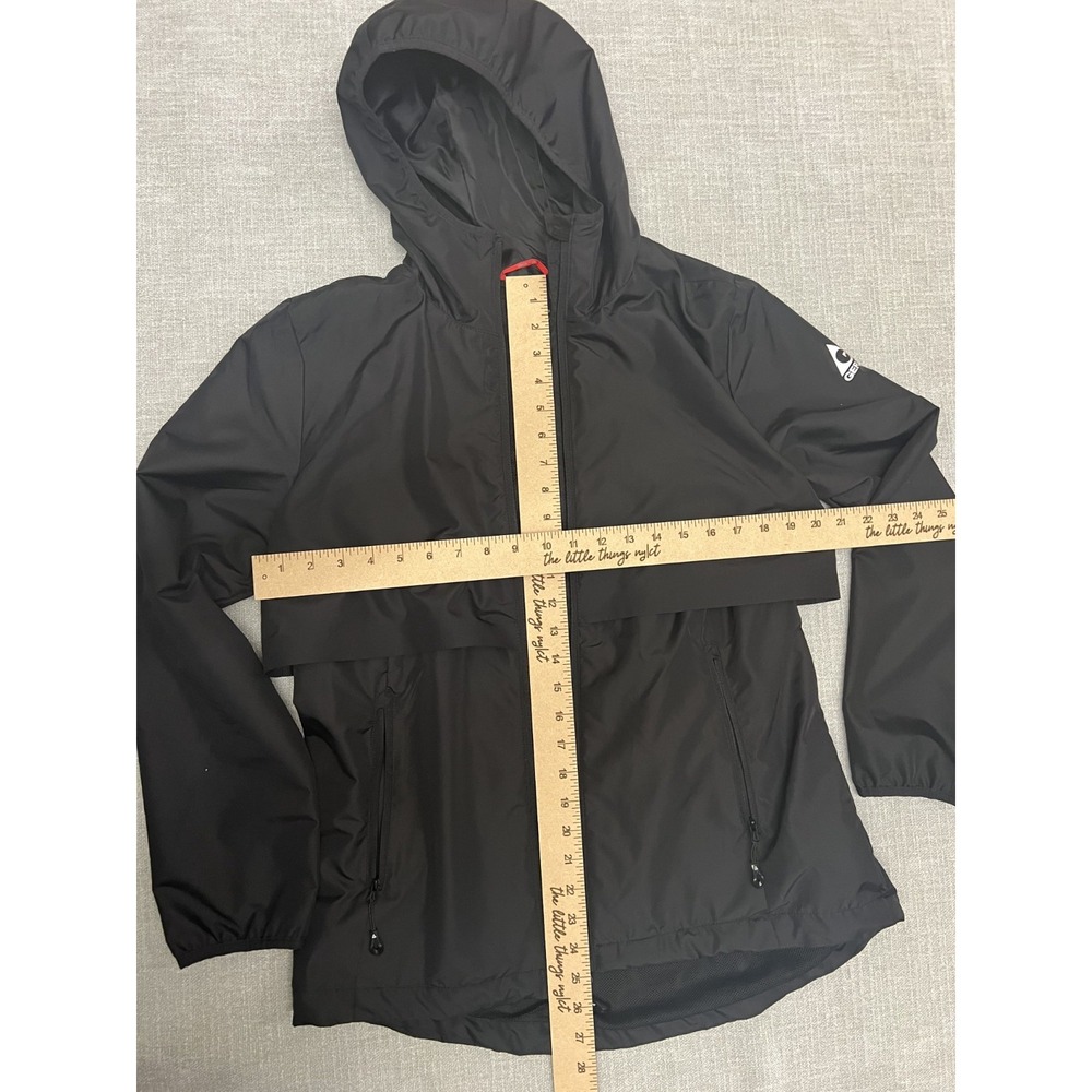 Gerry Hoodie Mens Jacket Full Zip Windbreaker Lightweight BLACK, M - Picture 4 of 4